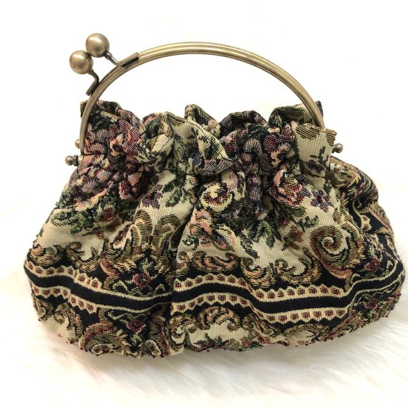 *Brand New* Floral Pattern Frame Bag - Picture 1 of 8
